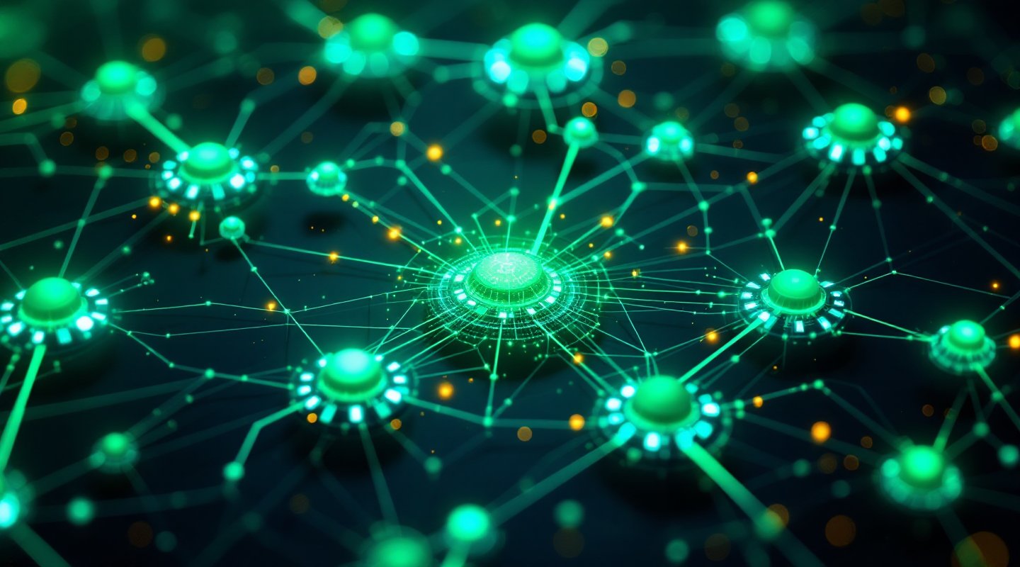 Vernetzte Workflow-Knoten und Datenströme